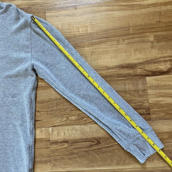 POLO RALPH LAUREN XL Mens Gray Sleepwear Thermal Waffle Knit LS Shirt Crewneck - Picture 13 of 13